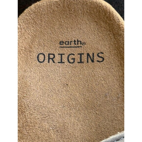 Earth Origins Onida Taupe Suede Braided Leather Sandals Size 10 Comfort Boho - Picture 2 of 9